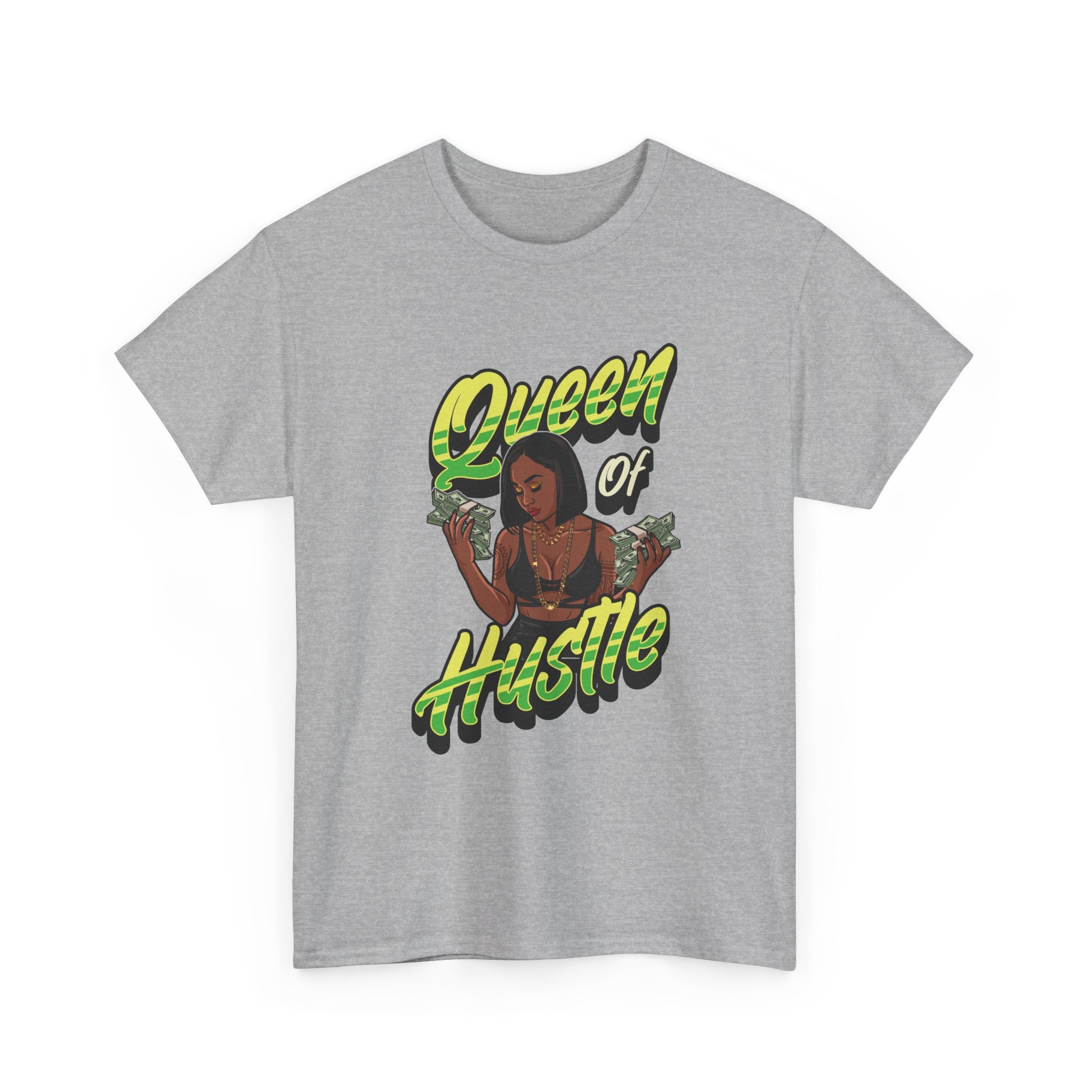 Queen of Hustle T-Shirt — Empowering Streetwear Tee