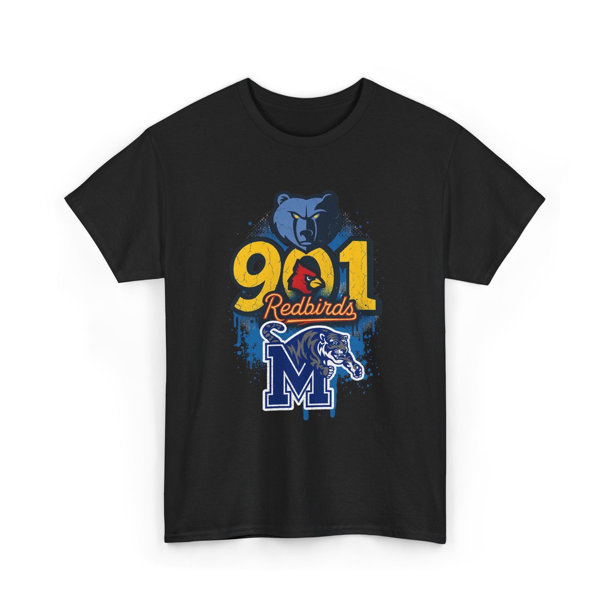 901 Redbirds Memphis Grizzlies Fan T-Shirt — City Pride Sports Tee