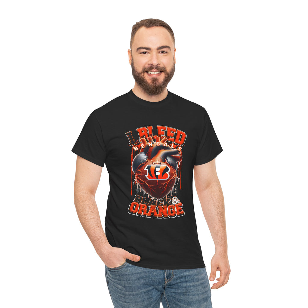 Bengals "I Bleed Black & Orange" T-Shirt