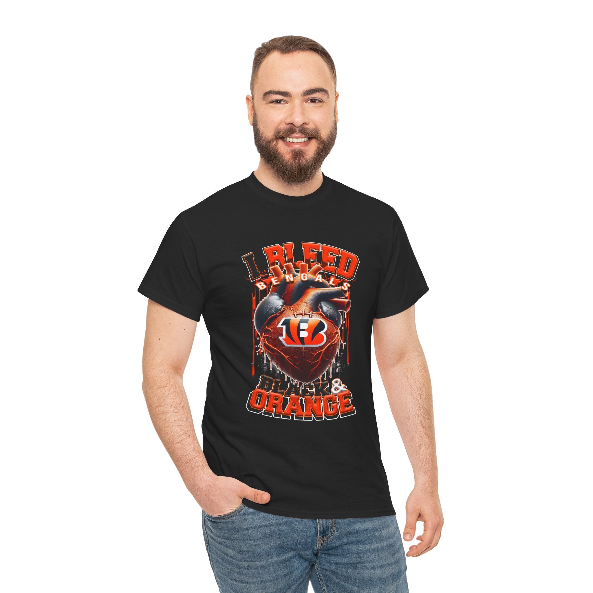 Bengals "I Bleed Black & Orange" T-Shirt
