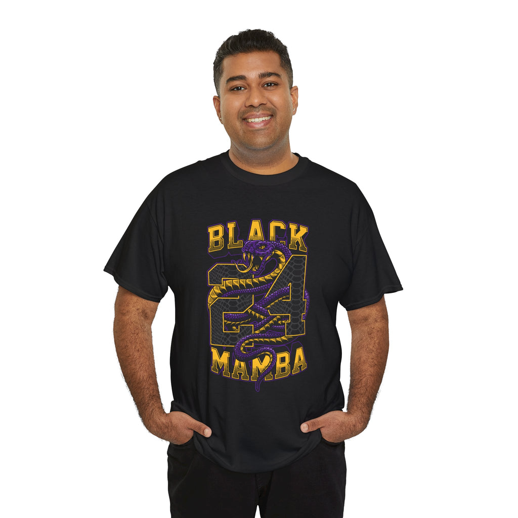Black Mamba 24 T-Shirt — Snake Graphic Kobe Tribute Tee