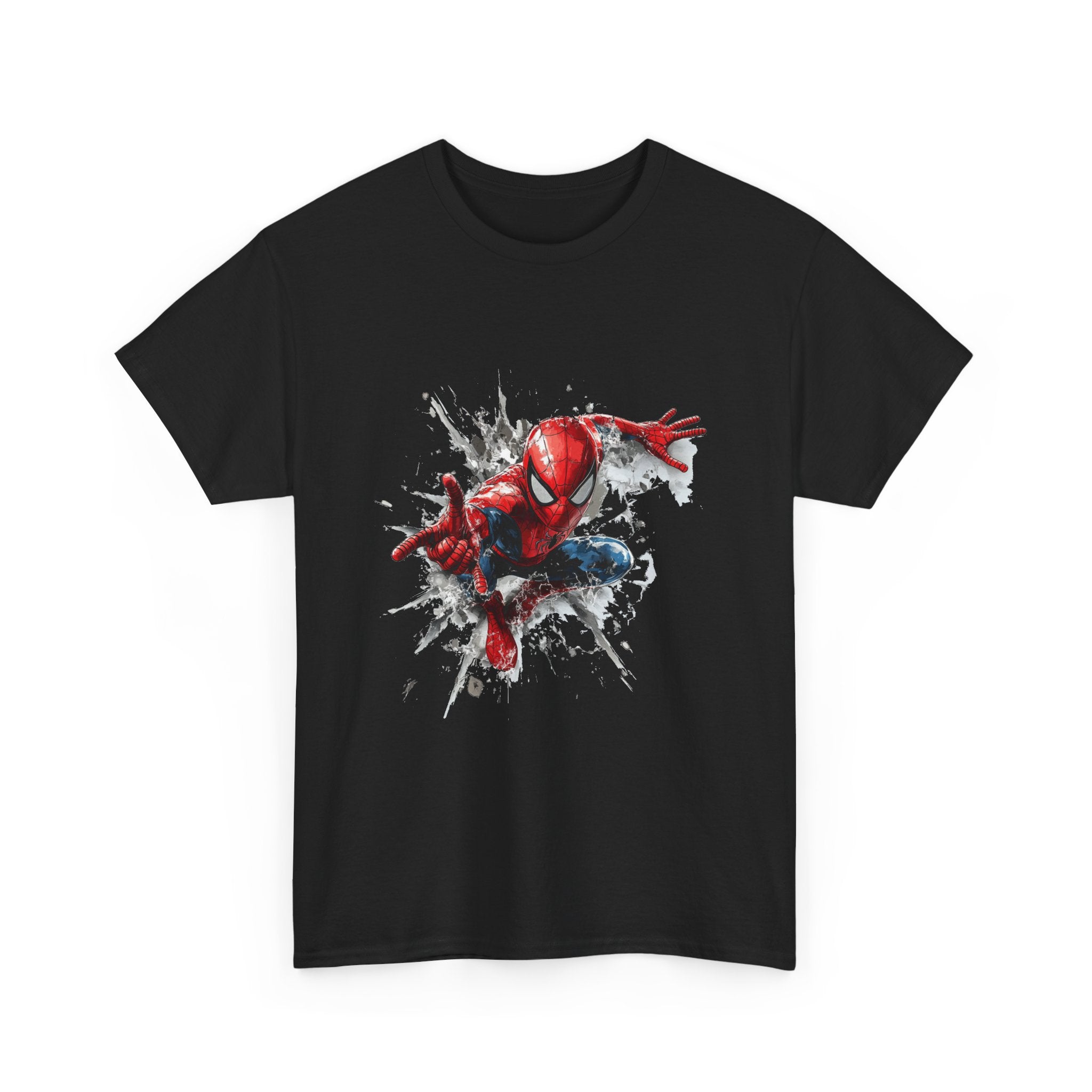 Spider-Man Action Pose T-Shirt — Kid & Adult Superhero Tee