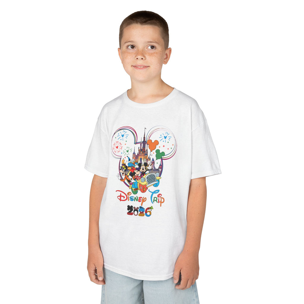 Kids Disney Park 2026 Mickey Ears T‑Shirt