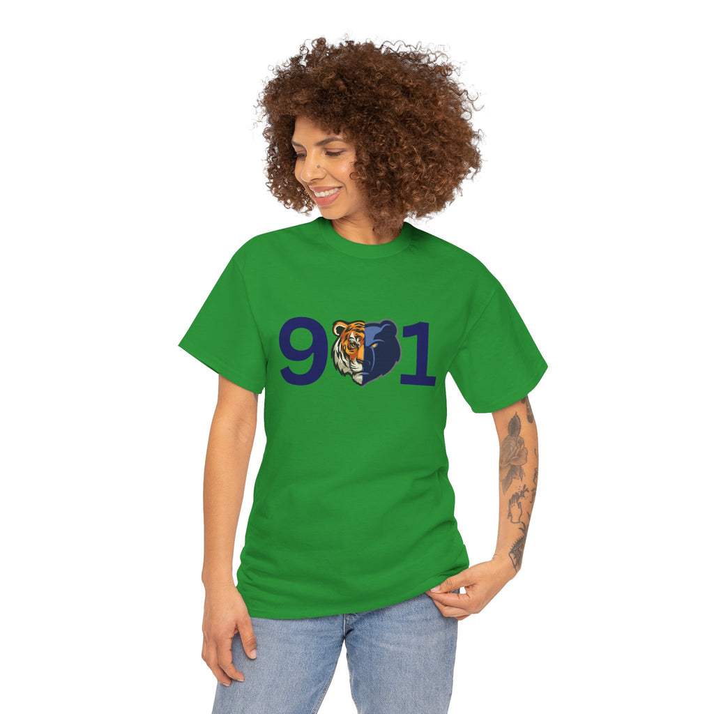 901 Heart Tiger T-Shirt — Memphis Pride Graphic Tee