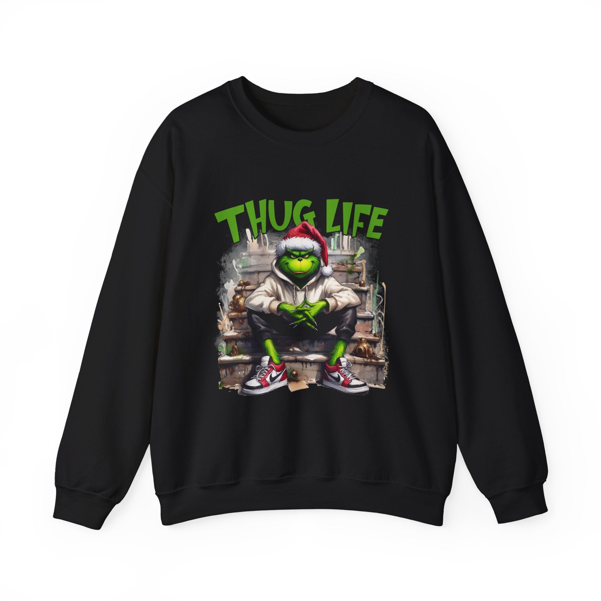 Crewneck Sweatshirt — Grinch Streetwear Graphic