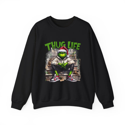 Crewneck Sweatshirt — Grinch Streetwear Graphic