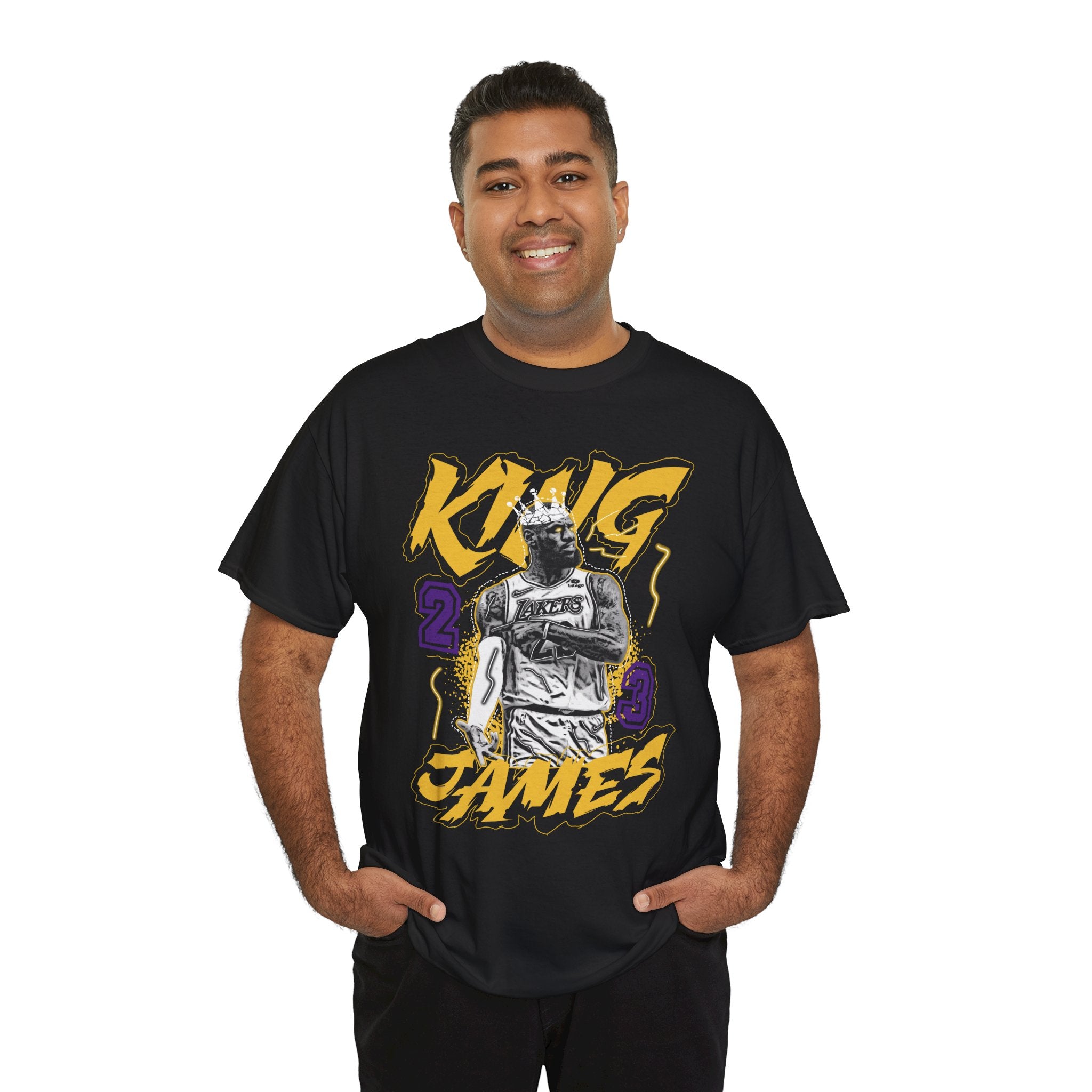 King James Basketball T-Shirt — LeBron 23 Tribute Tee