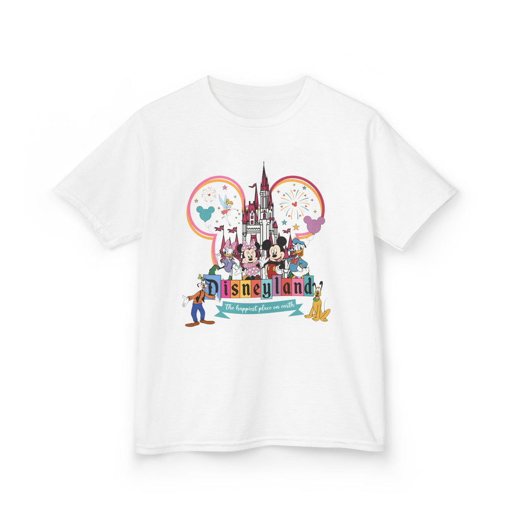 Kids Disneyland Castle Graphic Tee — Magical Theme Park Shirt for Children