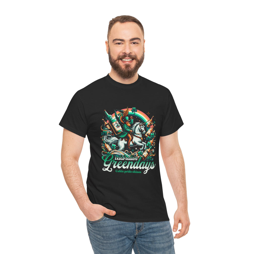 St. Patrick Celebration Greendays Rock Band Tee — St. Patrick's Day Graphic T-Shirt