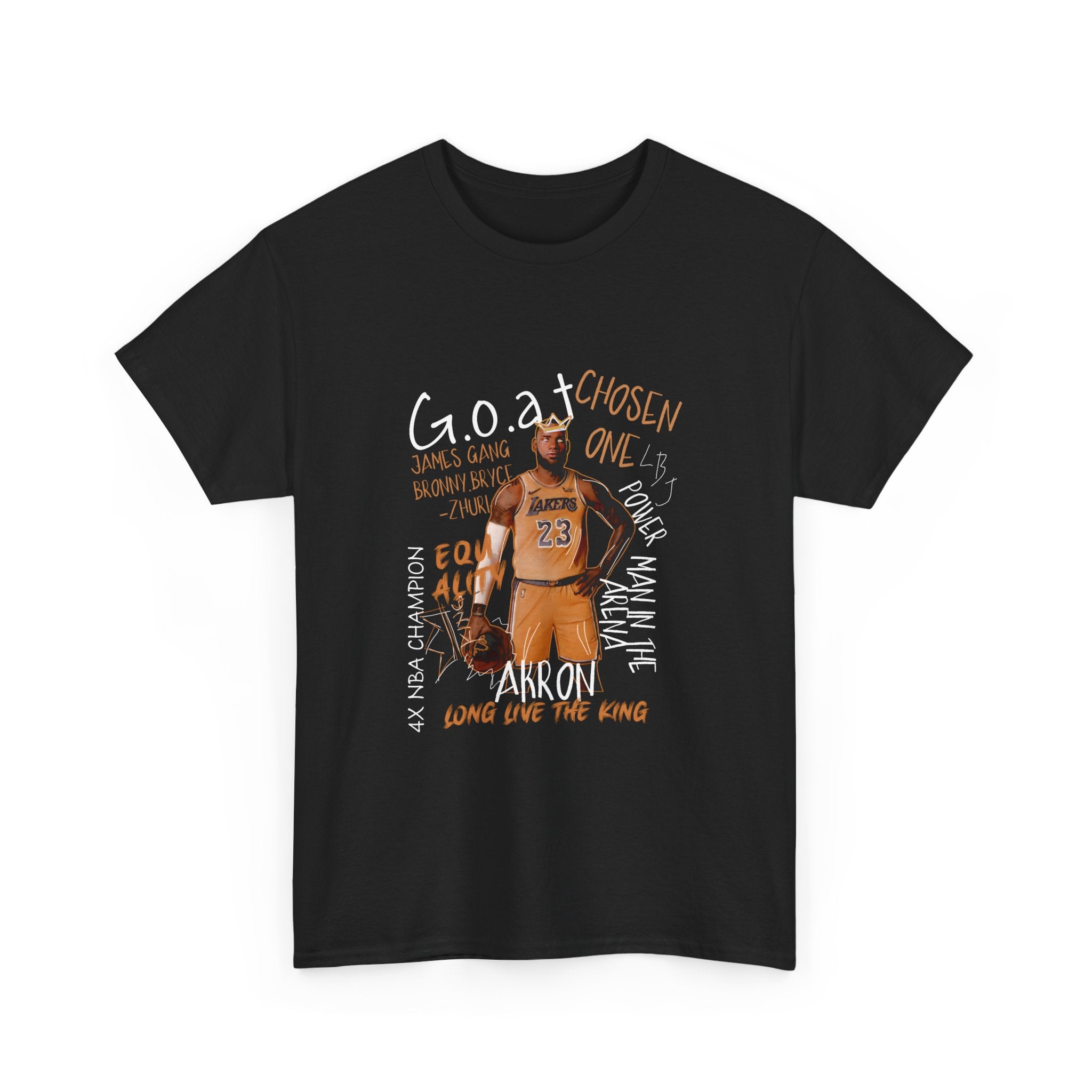 G.O.A.T. Chosen One Basketball Tee — LeBron Akron Tribute Shirt