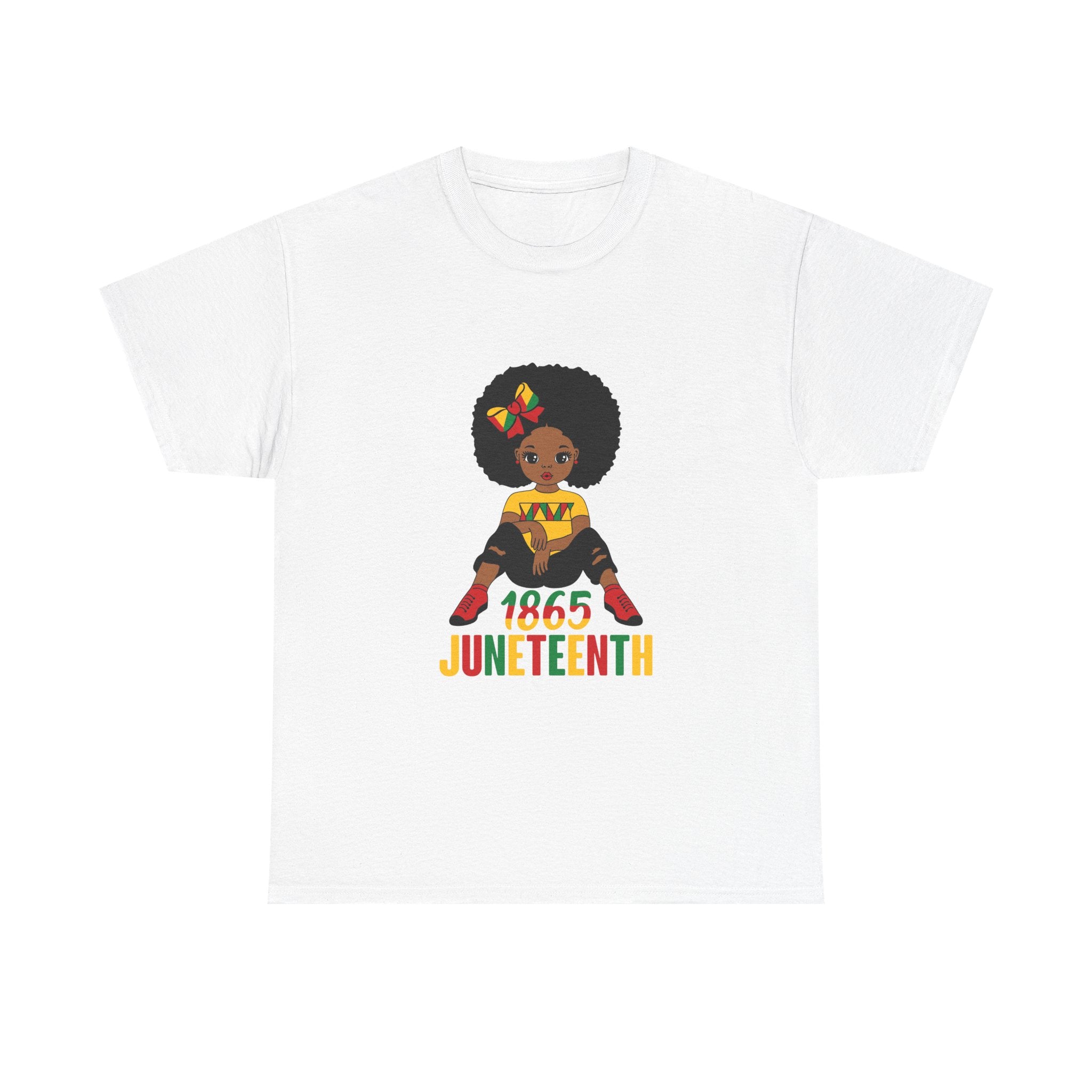 Juneteenth Afro Girl T-Shirt – 1865 Juneteenth Celebration Tee