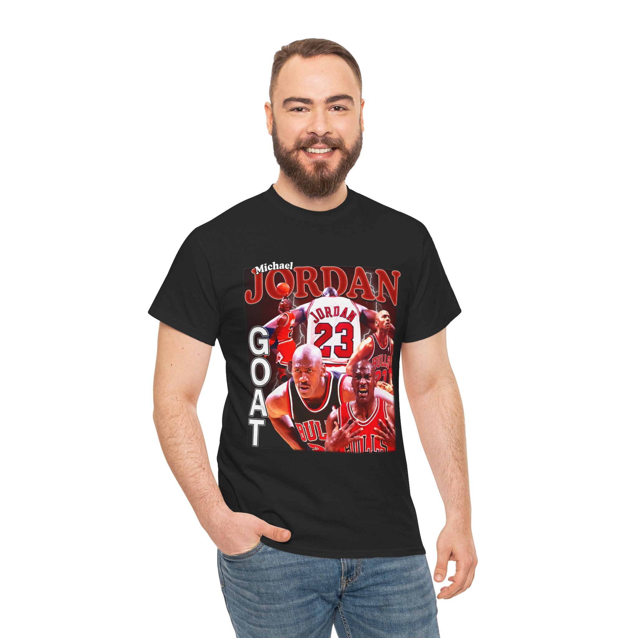 Basketball GOAT Graphic T-Shirt