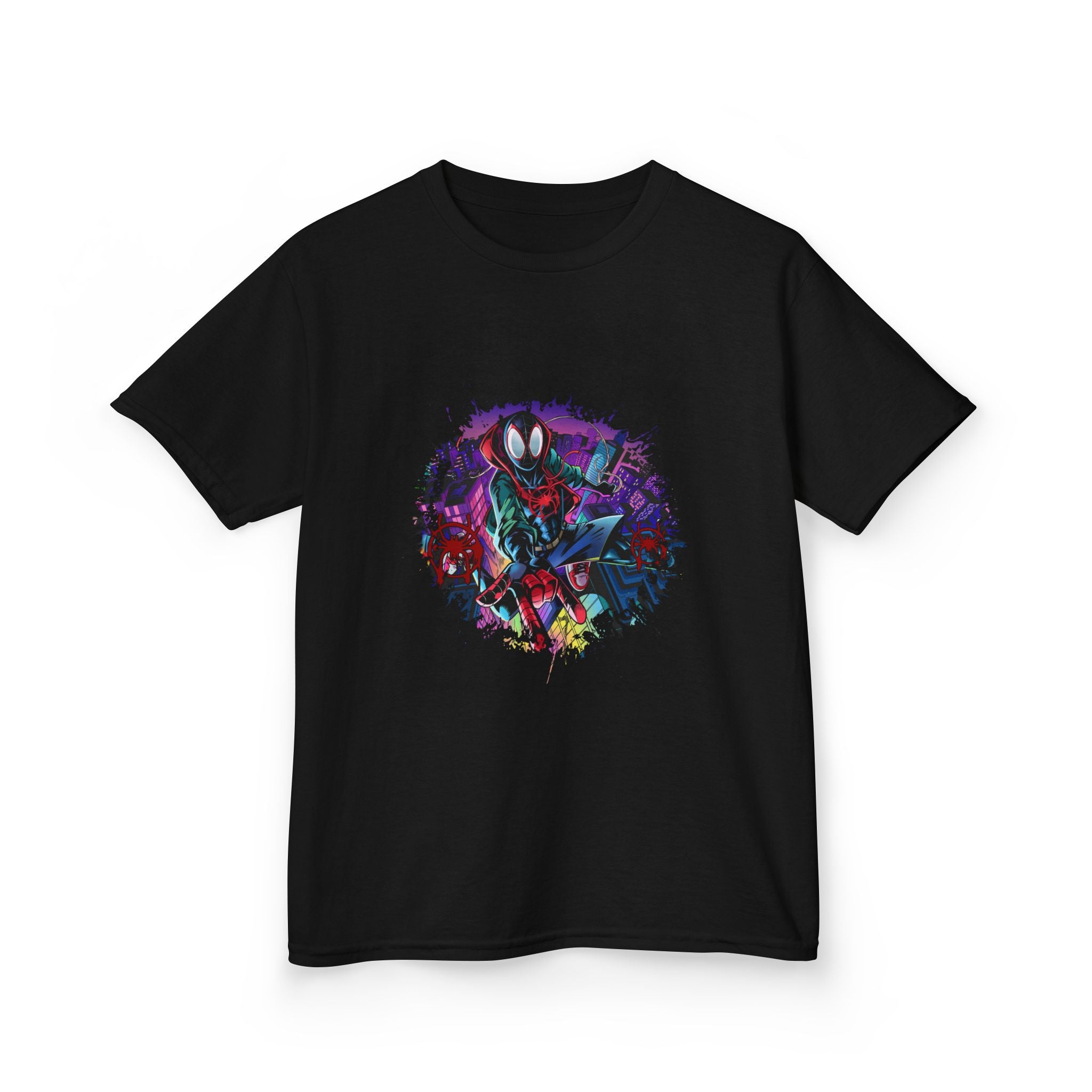 Kids Tee — Colorful Spider Hero Comic Art