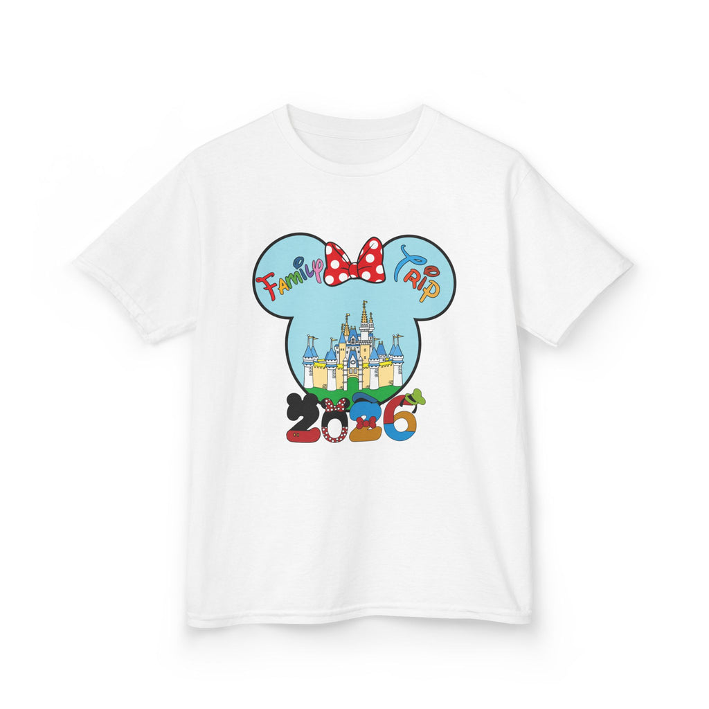 Kids Theme Park Castle 2026 T-Shirt