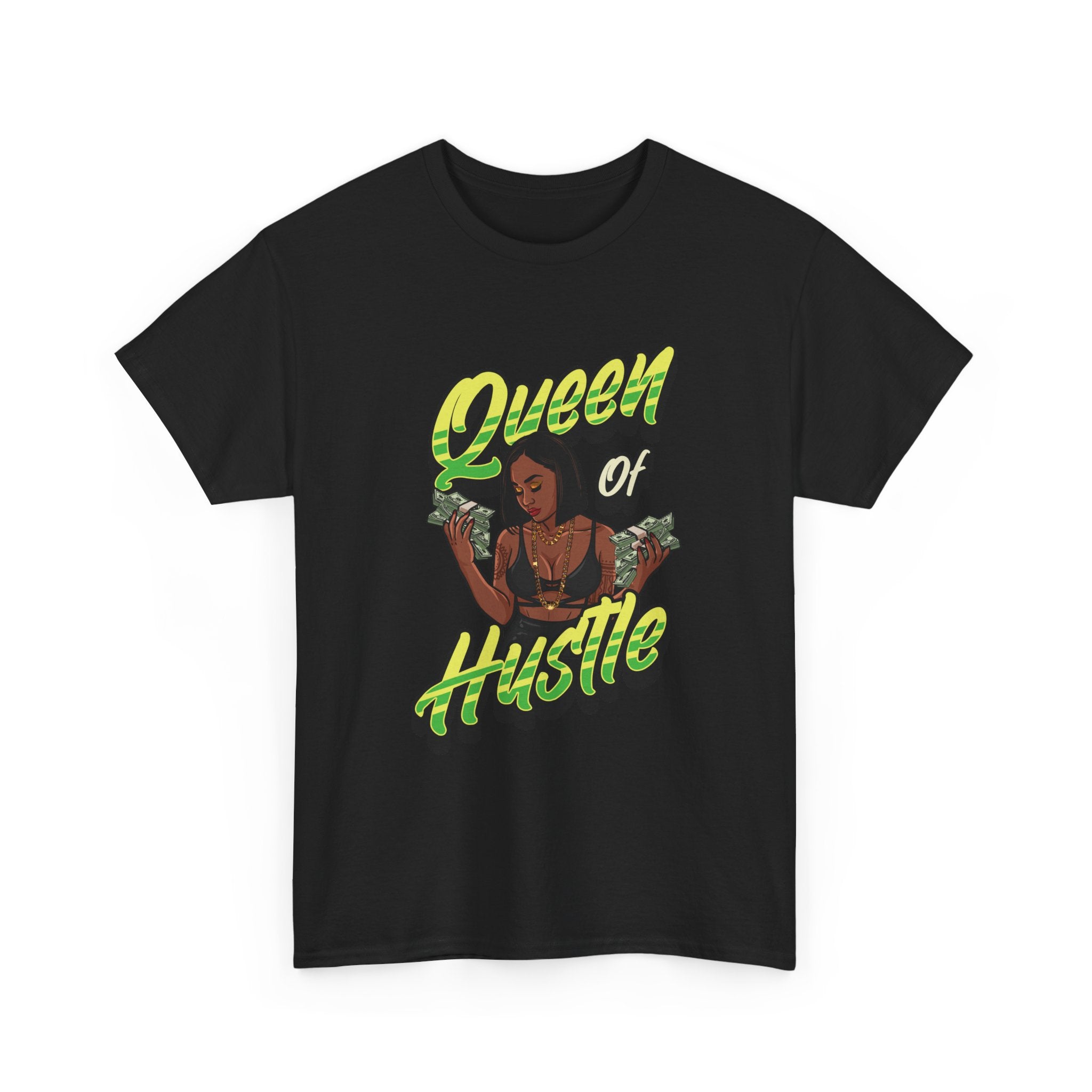 Queen of Hustle T-Shirt — Empowering Streetwear Tee