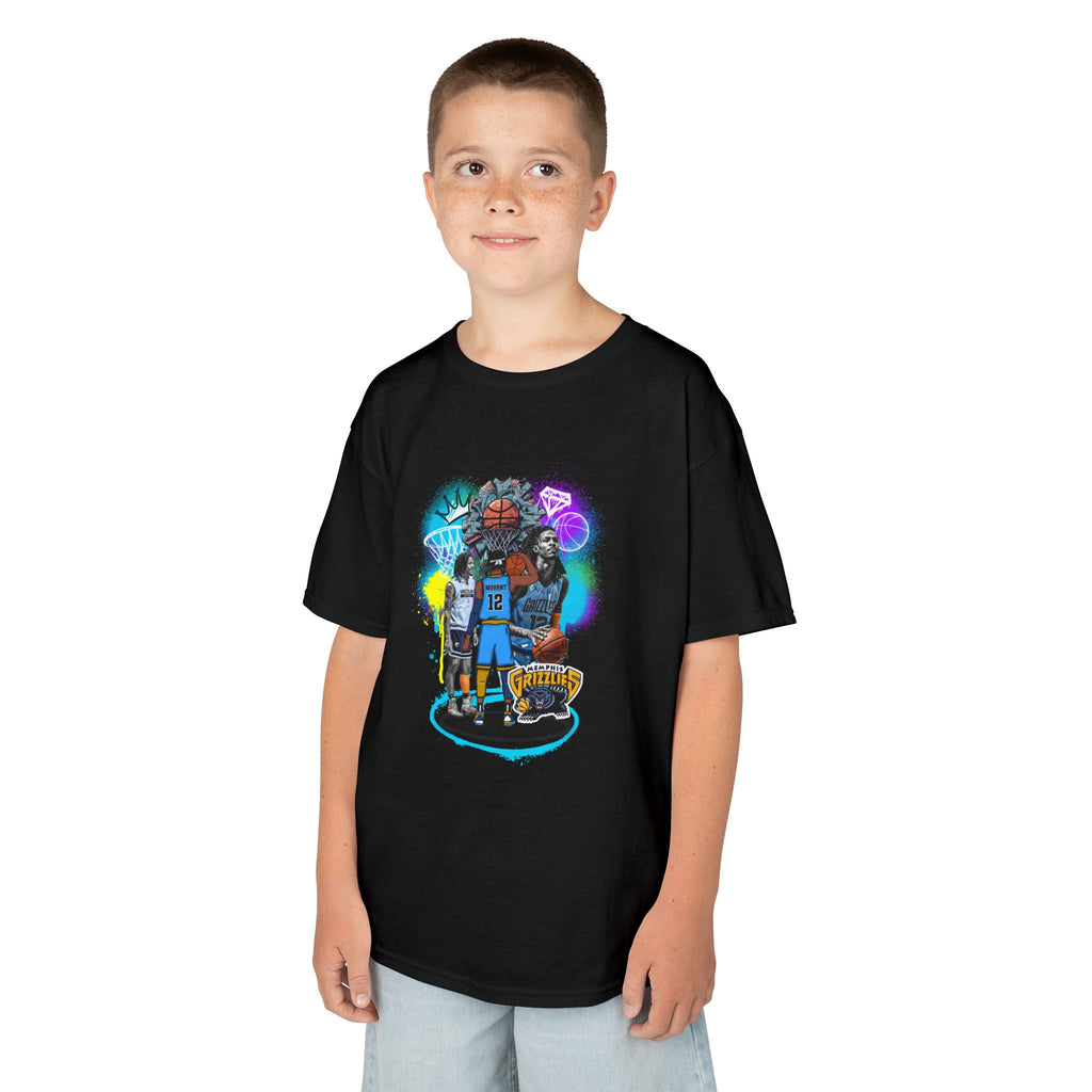 Kids Tee — Colorful Gamer Squad Graphic "Game On" Shirt