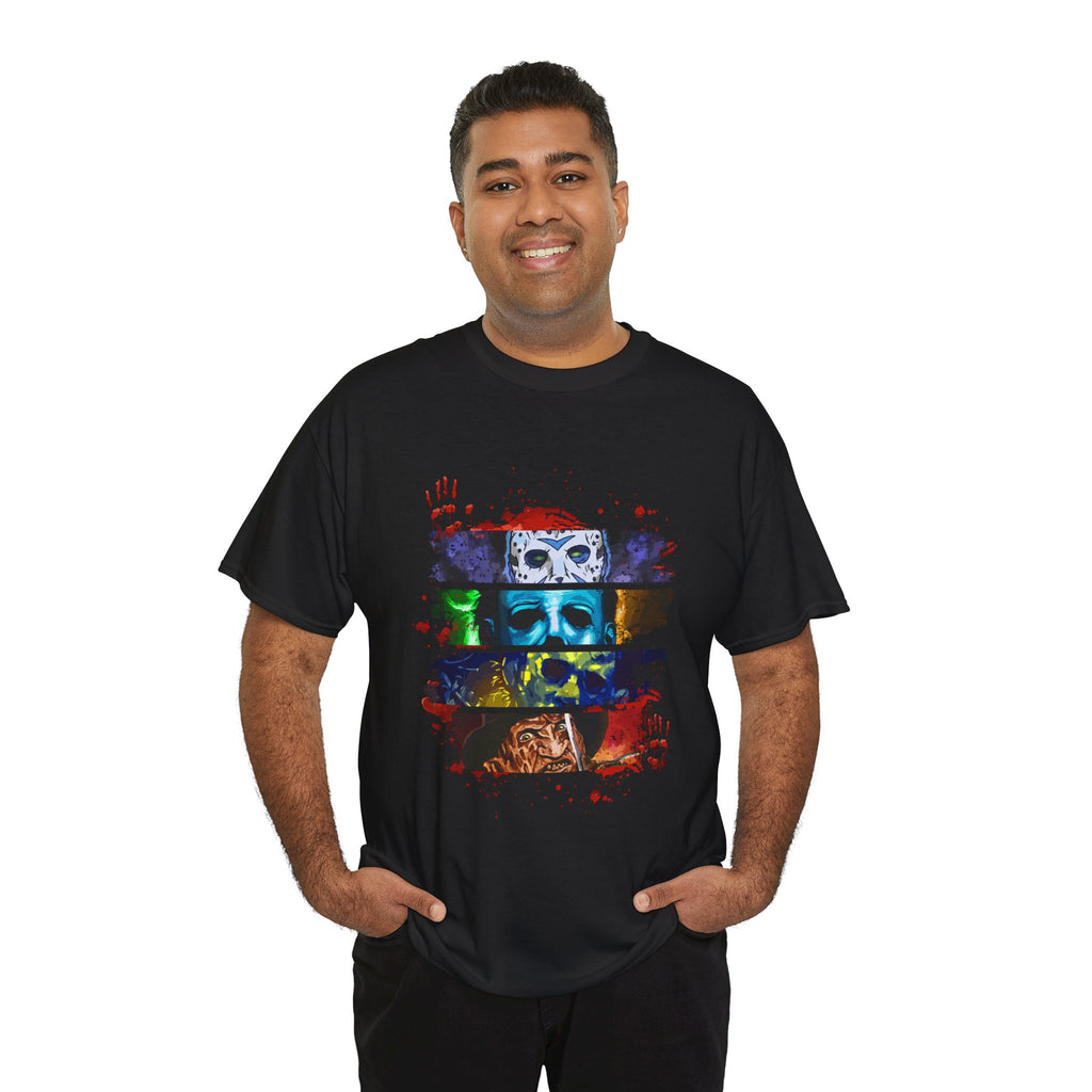 Skull Spectrum T-Shirt — Colorful Horror Graphic Tee
