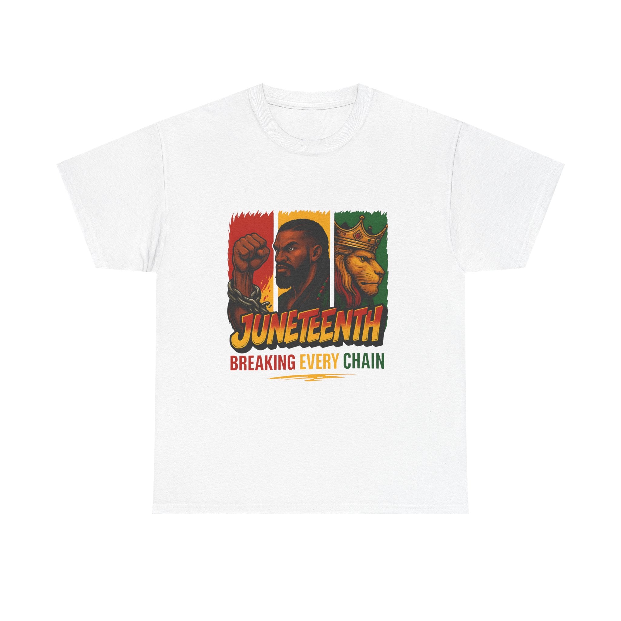 Juneteenth T-Shirt — "Breaking Every Chain" Black History Celebration Tee