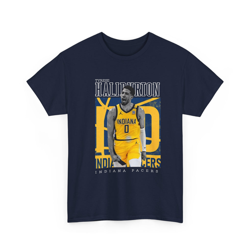 Indiana Pacers Haliburton #0 Basketball Tee — Tyrese Haliburton Retro Jersey Shirt