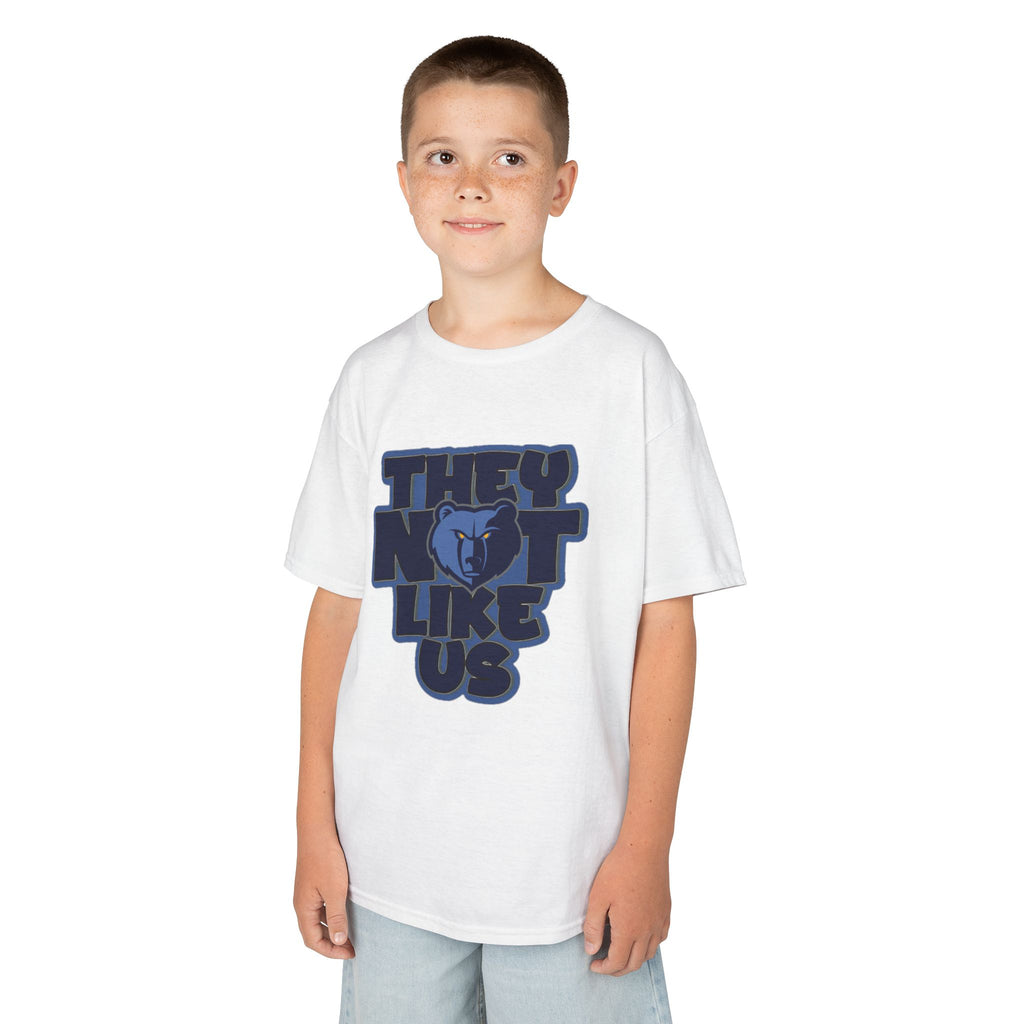 Kids 'They Not Like Us' Graphic Tee - Playful Sports Mascot Shirt
