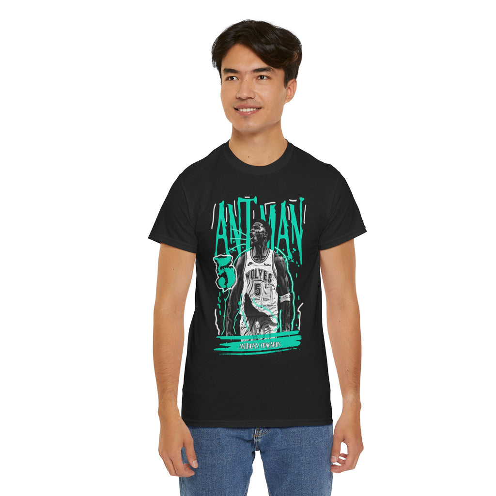 Ant-Man Basketball Tee — Retro Wolves Player Graphic Shirt