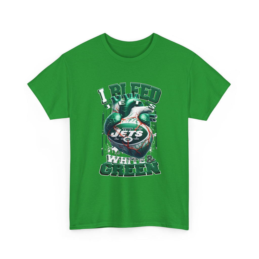 Jets "I Bleed White & Green" Graphic T-Shirt