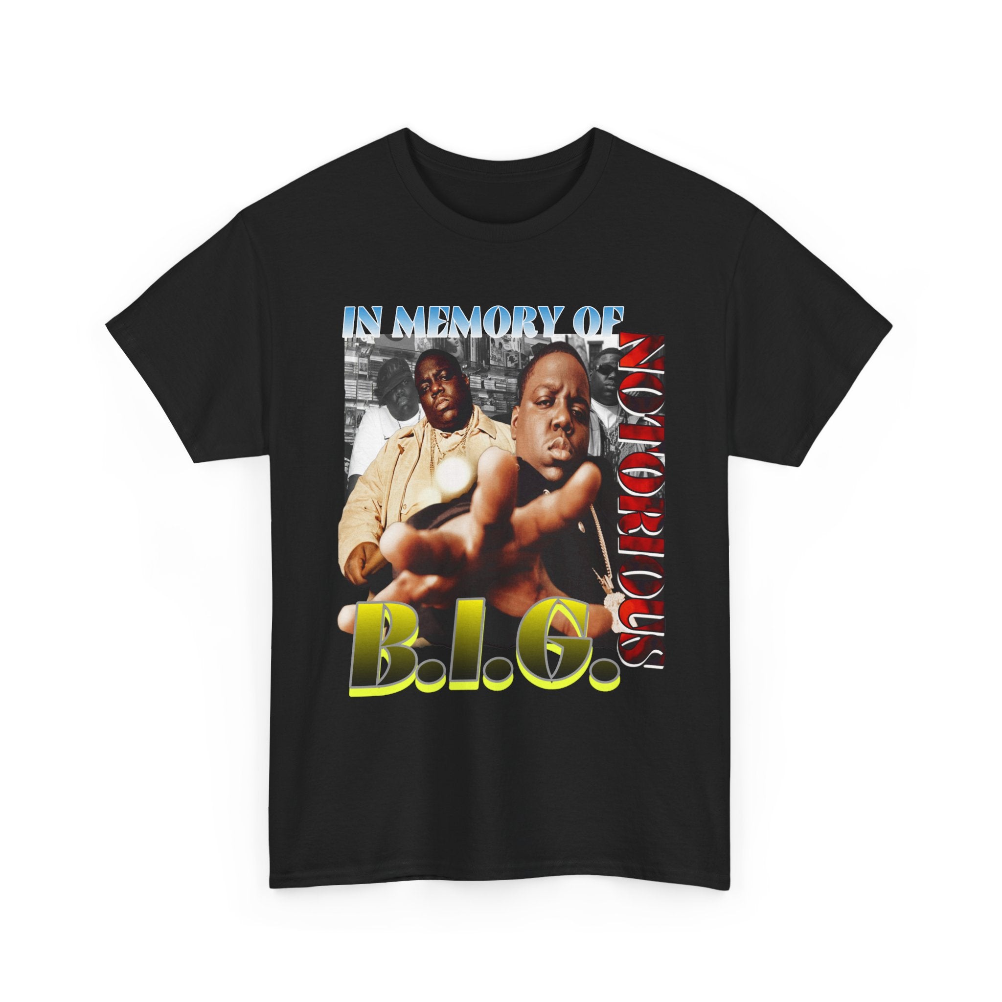 Biggie Smalls Memorial Tee — "In Memory of B.I.G." Tribute T-Shirt