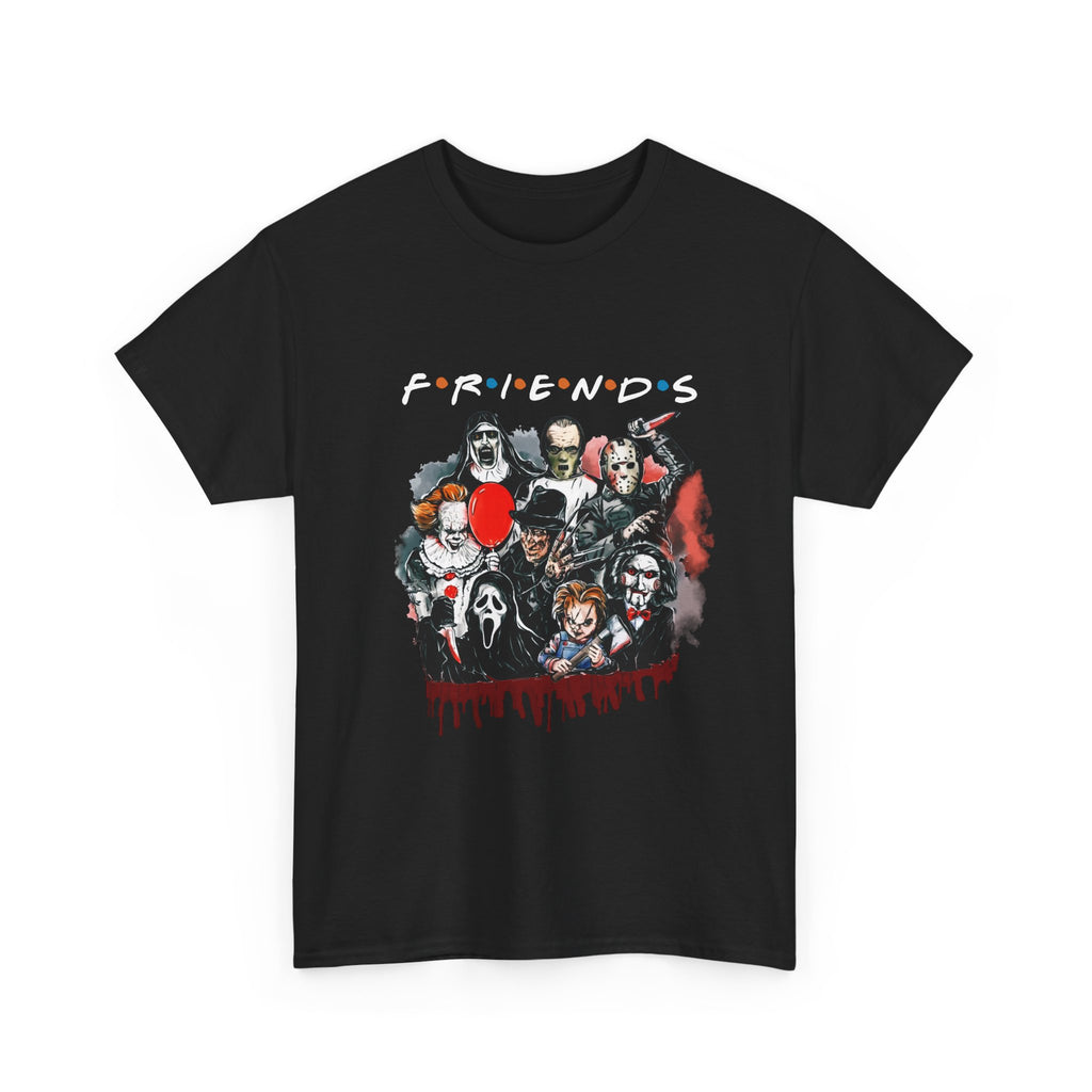 Horror Icons "Friends" T-Shirt — Retro Slasher Movie Characters Tee