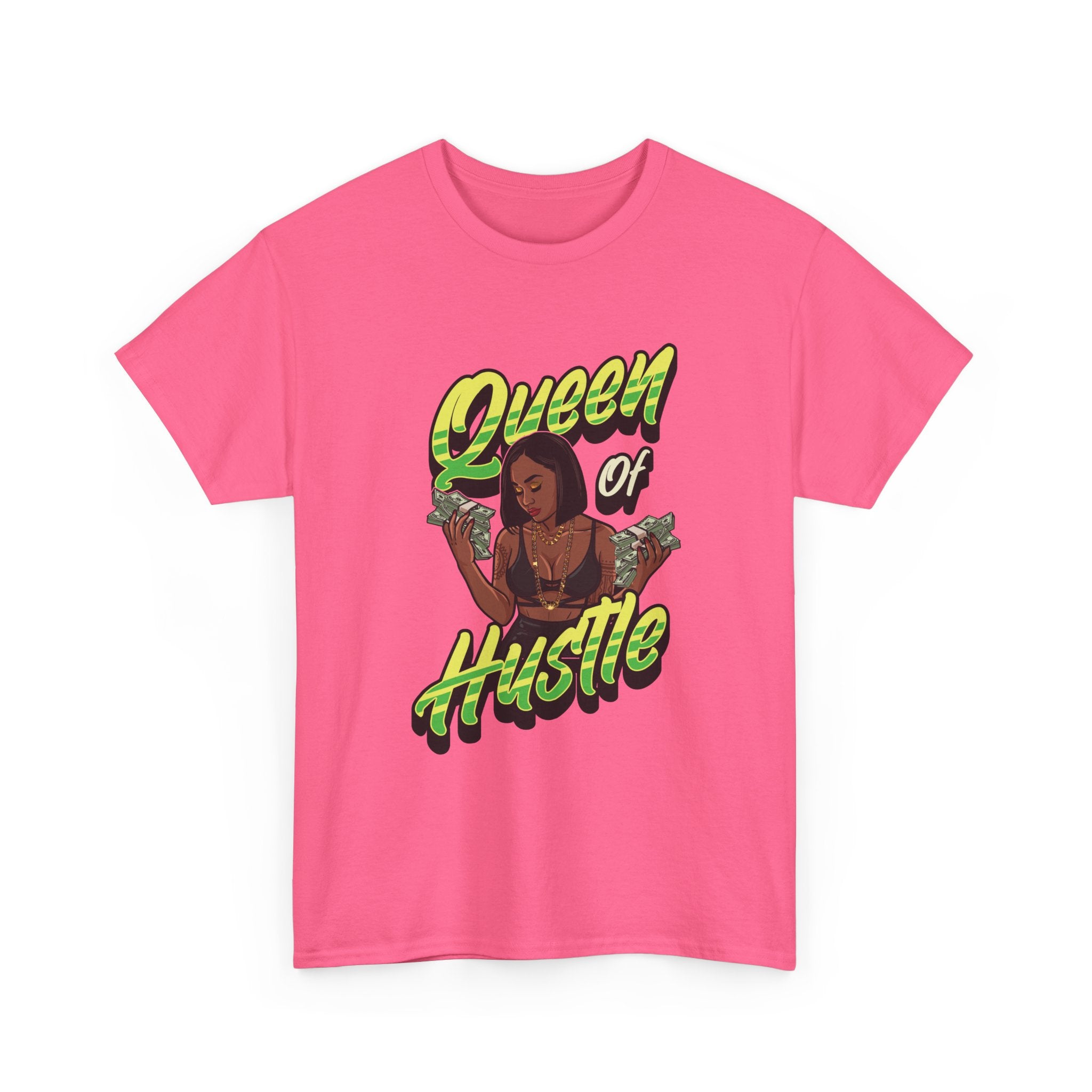 Queen of Hustle T-Shirt — Empowering Streetwear Tee