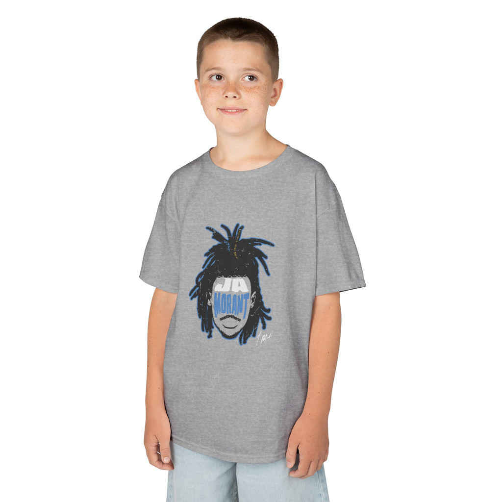 Kids Tee — 'Morant' Dreads Basketball Fan Shirt